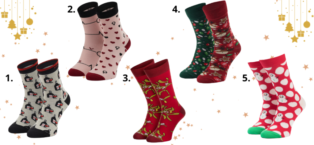 Prijedlozi čarapa kao ideja za božićni poklon za žene
